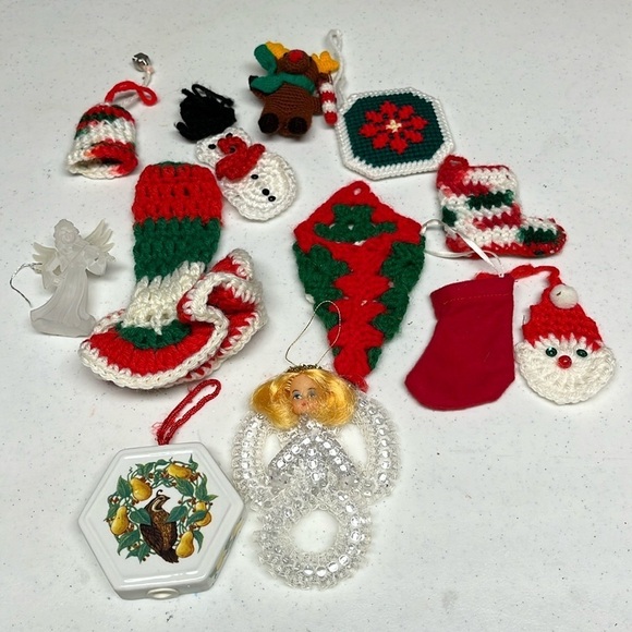 Handmade Ornaments Bundle of 12 - Picture 1 of 6